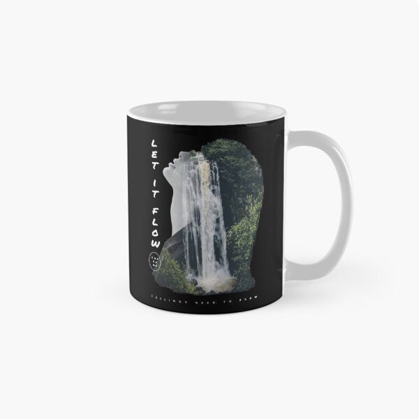 Item preview, Let It Flow Waterfall Double Exposure Art designed and sold by Nobody Shadow Art.
