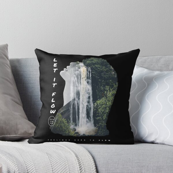 Item preview, Let It Flow Waterfall Double Exposure Art designed and sold by Nobody Shadow Art.