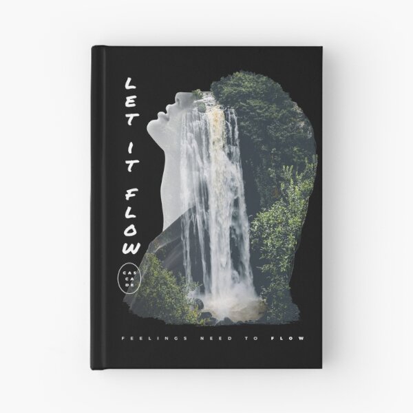 Item preview, Let It Flow Waterfall Double Exposure Art designed and sold by Nobody Shadow Art.