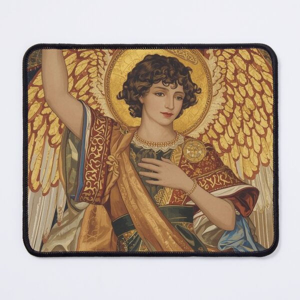 Item preview, Saint Michael - Klimt inspired designed and sold by tipitoes.