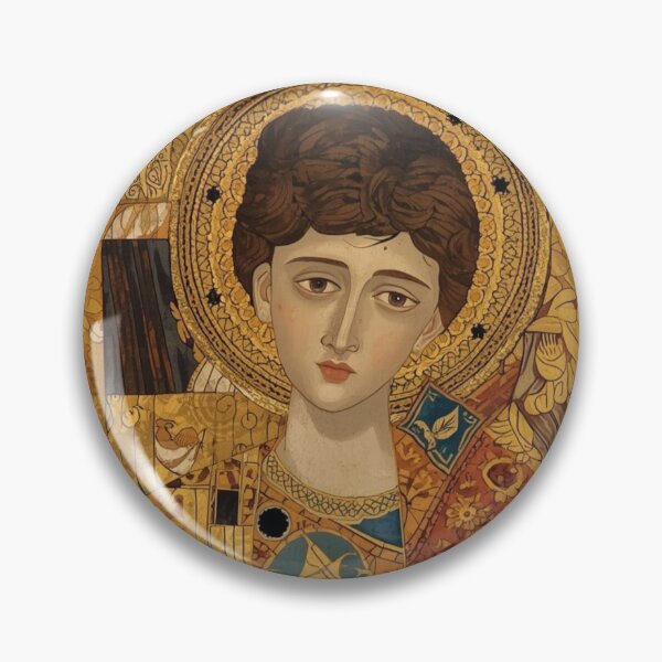 Item preview, Saint Michael - Klimt inspired designed and sold by tipitoes.