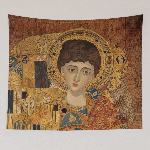 Item preview, Saint Michael - Klimt inspired designed and sold by tipitoes.