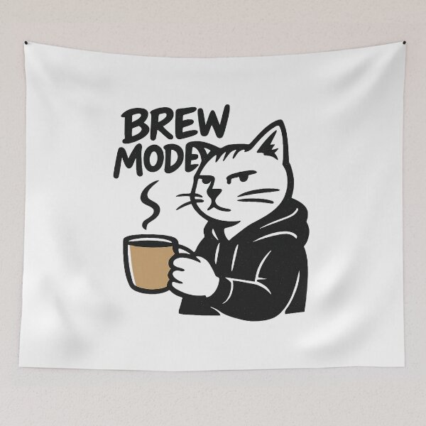 Item preview, Grumpy Cat Logo – Minimalist Streetwear Character Design designed and sold by OwnYourMood.