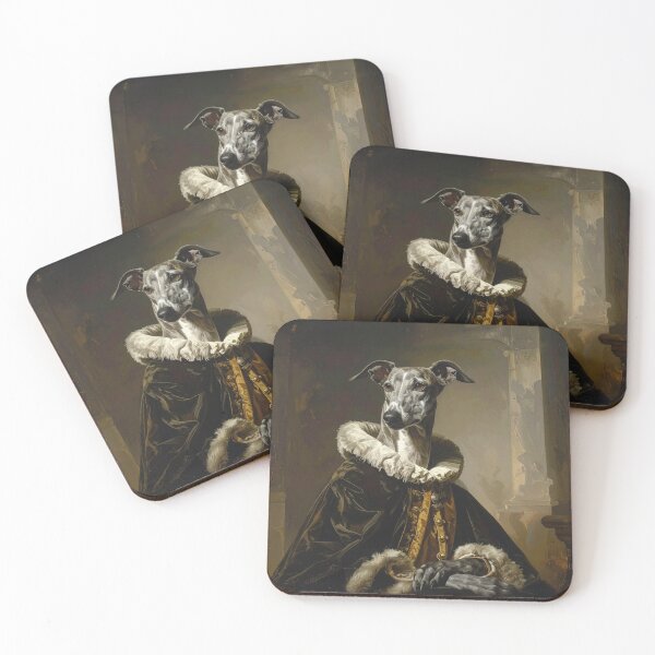 Item preview, Aristocratic Greyhound Royal Oil Painting designed and sold by Rutvain.