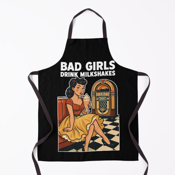 Item preview, 50s Pin-Up: Bad Girls Drink Milkshakes Rockabilly designed and sold by Pineapple-Tree.