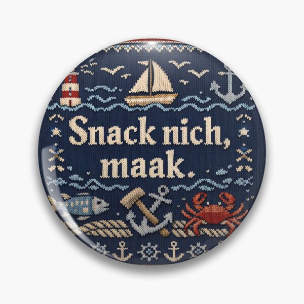 Item preview, Snack nich maak Northern Germany Maritime knitting pattern design designed and sold by Mauswohn.