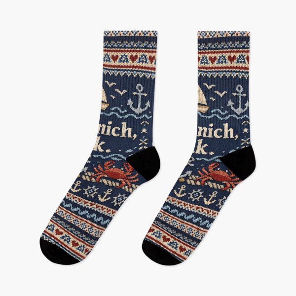 Item preview, Snack nich maak Northern Germany Maritime knitting pattern design designed and sold by Mauswohn.