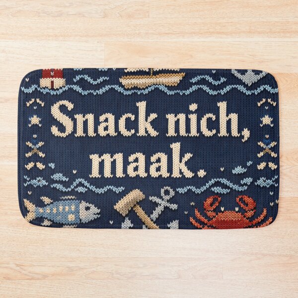 Item preview, Snack nich maak Northern Germany Maritime knitting pattern design designed and sold by Mauswohn.