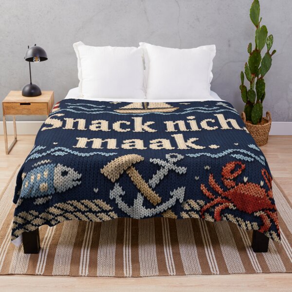 Item preview, Snack nich maak Northern Germany Maritime knitting pattern design designed and sold by Mauswohn.