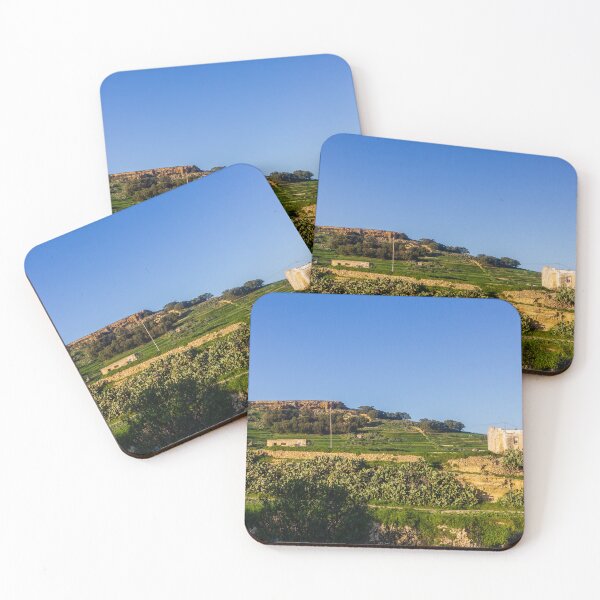 Item preview, Sunny Rural Village Landscape With Stone Buildings And Terraced Fields designed and sold by Nmallia.