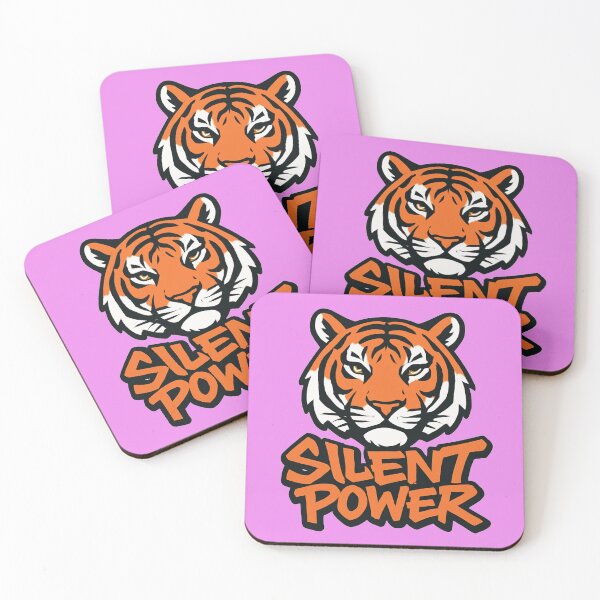Item preview, Silent Power Tiger Quote Design designed and sold by OwnYourMood.