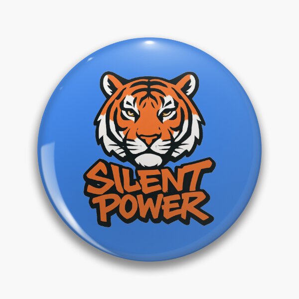 Item preview, Silent Power Tiger Quote Design designed and sold by OwnYourMood.