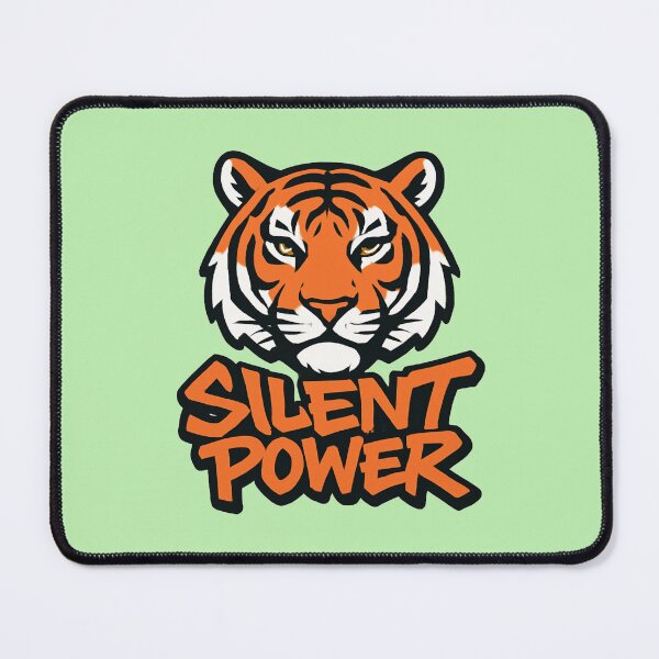 Item preview, Silent Power Tiger Quote Design designed and sold by OwnYourMood.