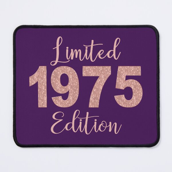 Item preview, Birth Year 1975 Rose Gold Diamonds Effect designed and sold by Jeallan Designs.