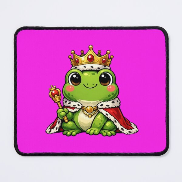 Item preview, King frog with golden scepter designed and sold by FroggyOnly.