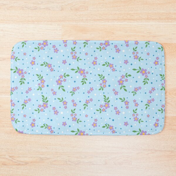 Item preview, Pastel Floral & Polka Dot Seamless Pattern designed and sold by SmallDart Creations.