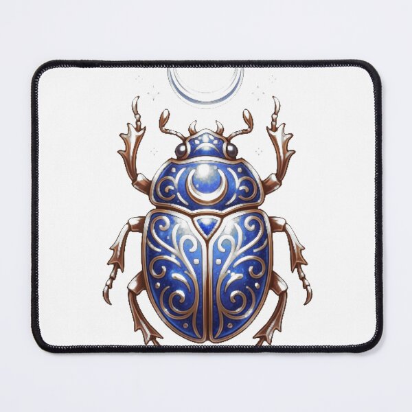 Item preview, Sacred Scarab Crescent Icon designed and sold by IllumeInk.