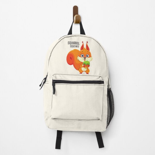 Item preview, The Squirrel Says Squeak - Cute Woodland Animal Sound - Chitter Onomatopoeia Nursery Art designed and sold by Surabhi Jain.