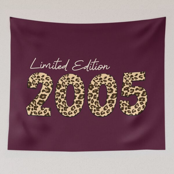 Item preview, 2005 Leopard Print Birth Year designed and sold by Jeallan Designs.