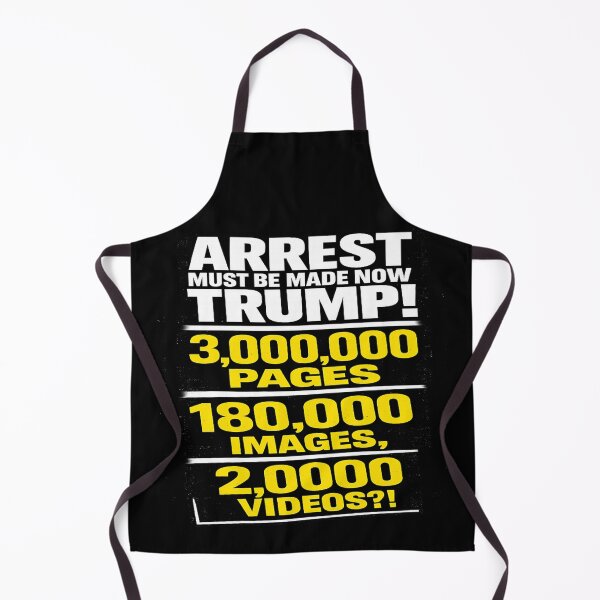 Item preview, ARREST MUST BE MADE NOW TRUMP! — 3,000,000 Pages / 180,000 Images / 2,000 Videos Typography Tee designed and sold by POD DYNASTY | Original Print On Demand T-Shirt Graphics.