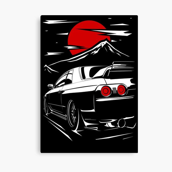 R36 Nissan Gtr Canvas Prints for Sale