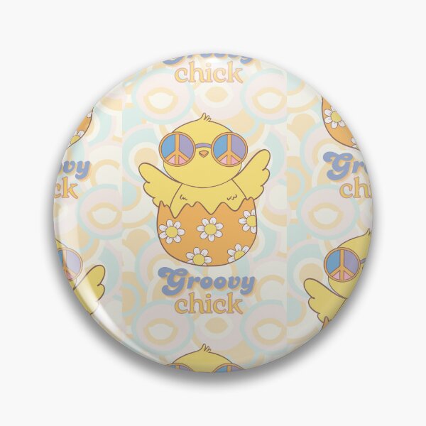 Item preview, Groovy Chick – Retro Spring Mood designed and sold by BetweenLinesArt.