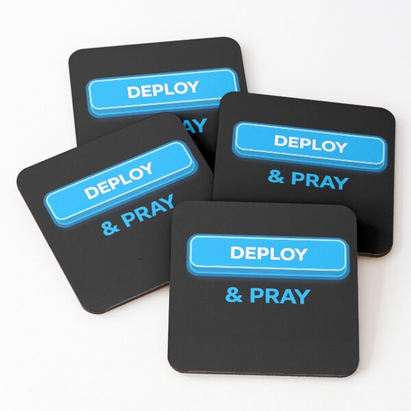 Item preview, Deploy & Pray – Minimalist DevOps Button – Funny Developer Programming Design designed and sold by Vasil Dimitrov.