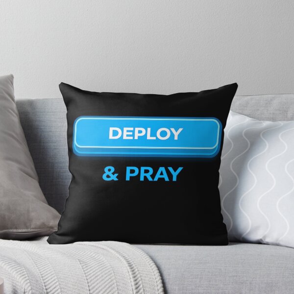 Item preview, Deploy & Pray – Minimalist DevOps Button – Funny Developer Programming Design designed and sold by Vasil Dimitrov.