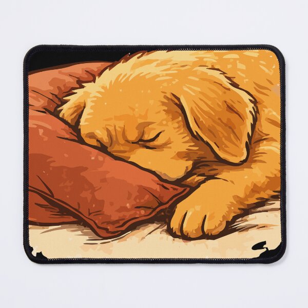Item preview, Golden Retriver Faceplant – Tired Fluffy Dog Mood designed and sold by OneMoments.