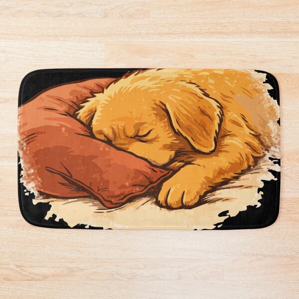 Item preview, Golden Retriver Faceplant – Tired Fluffy Dog Mood designed and sold by OneMoments.