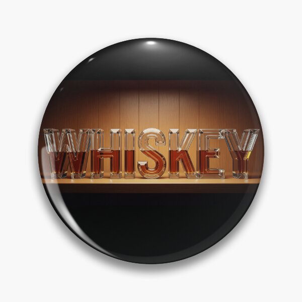 Item preview, Whiskey glass sign on the bar shelf designed and sold by stereonut.