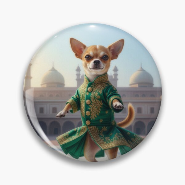 Item preview, Chihuahua Maharaja - Royal Bollywood Sassy Pet Art designed and sold by Tommy-Ellie.