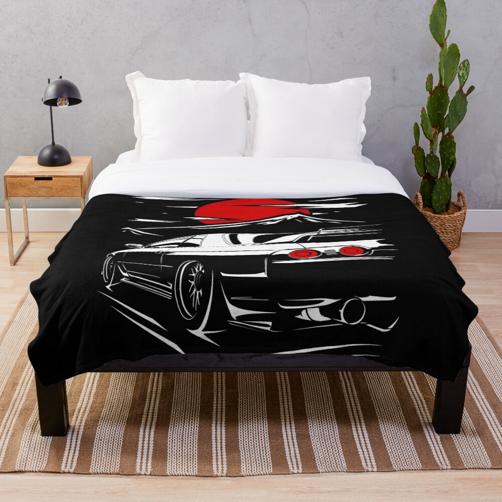 Nissan Skyline GTR 32 | Haruna Throw Blanket
