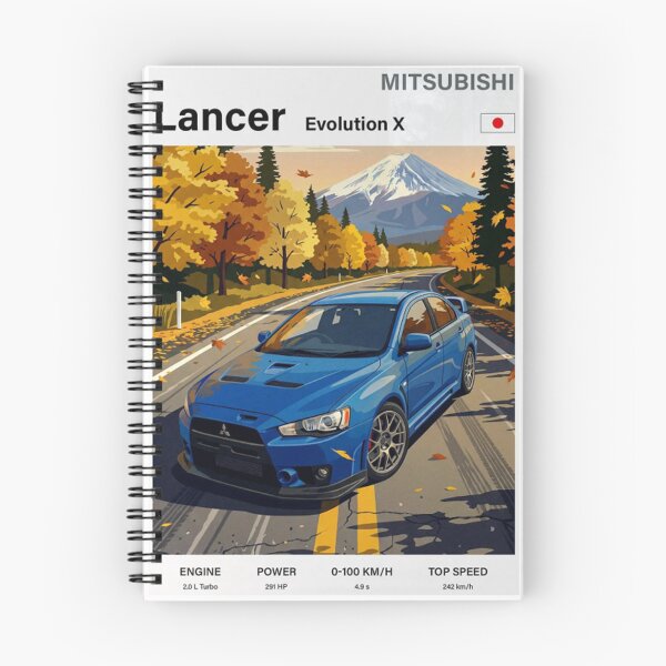 Item preview, Mitsubishi Evo 10 poster designed and sold by TheMitsuGuy.