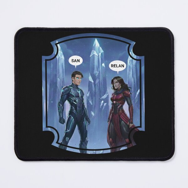 Item preview, The First Encounter: Relan and San | Interdimensional Sci-Fi Concept Art designed and sold by RS-Globalist-.