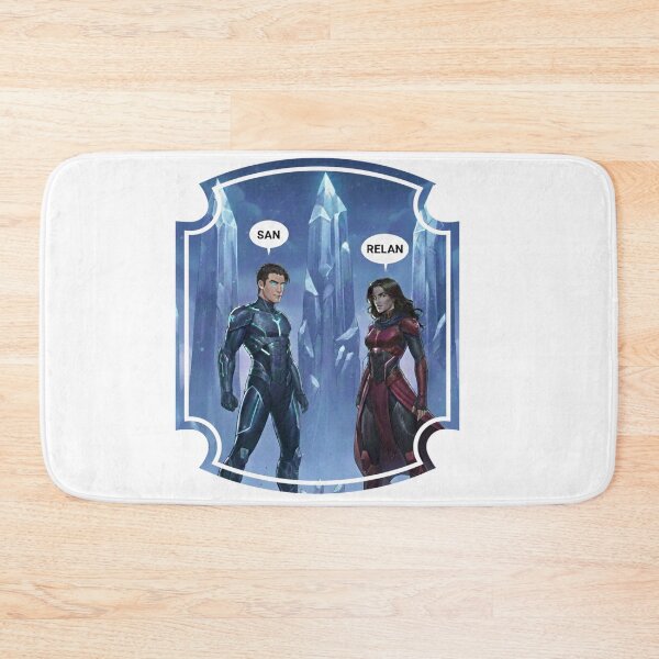 Item preview, The First Encounter: Relan and San | Interdimensional Sci-Fi Concept Art designed and sold by RS-Globalist-.