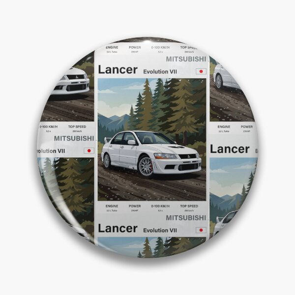 Item preview, Mitsubishi Evo 7 poster designed and sold by TheMitsuGuy.