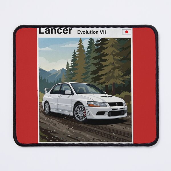 Item preview, Mitsubishi Evo 7 poster designed and sold by TheMitsuGuy.