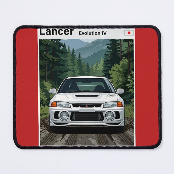 Item preview, Mitsubishi Evo 4 poster designed and sold by TheMitsuGuy.