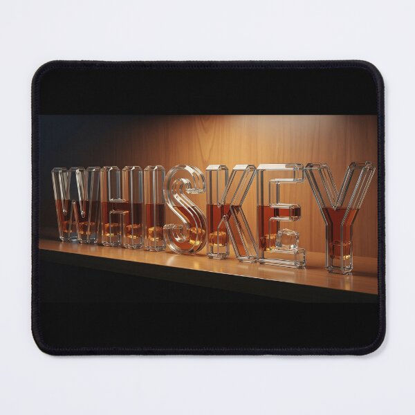 Item preview, Whiskey sign on the bar counter wooden shelf designed and sold by stereonut.