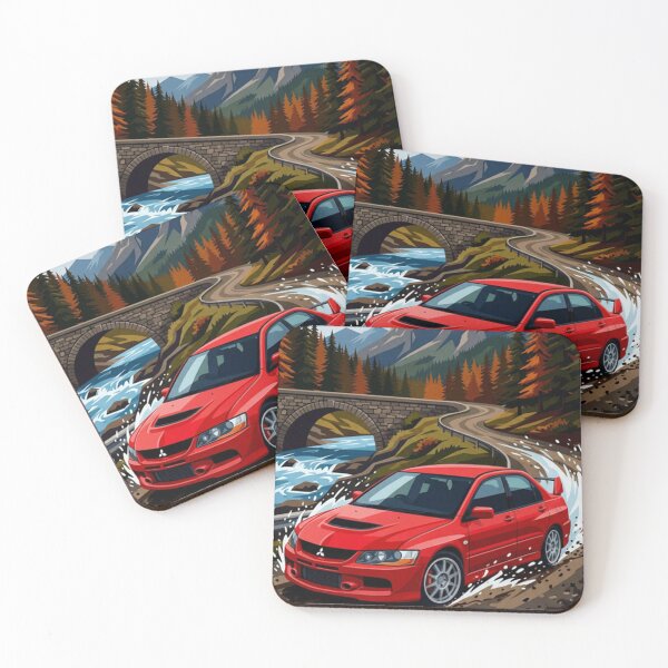 Item preview, Mitsubishi Evo 9 poster designed and sold by TheMitsuGuy.