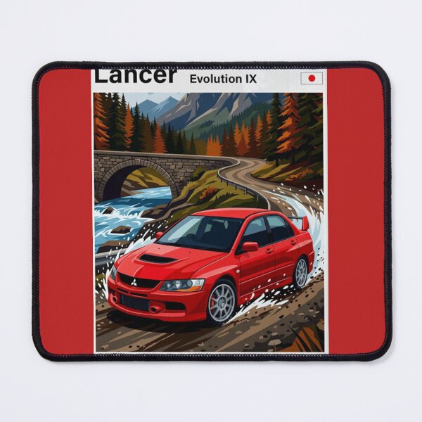 Item preview, Mitsubishi Evo 9 poster designed and sold by TheMitsuGuy.