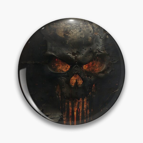 Item preview, SCULL OF FIRE designed and sold by johnnyssandart.