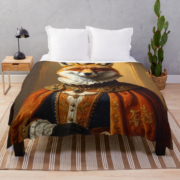 Item preview, Royal Fox King Renaissance Portrait Painting designed and sold by Rutvain.