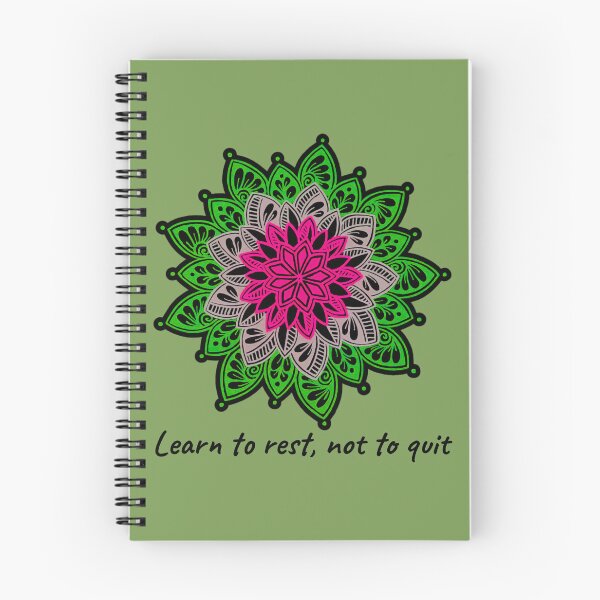 Artikelvorschau, Grünes und rosa Mandala – Spirituelle Boho-Mandala-Kunst entworfen und verkauft von RadharaniStudio.