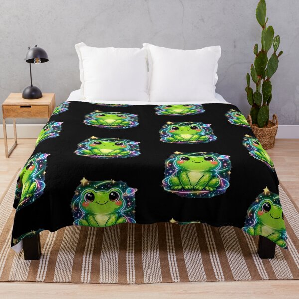 Item preview, Futuristic neon frog designed and sold by FroggyOnly.