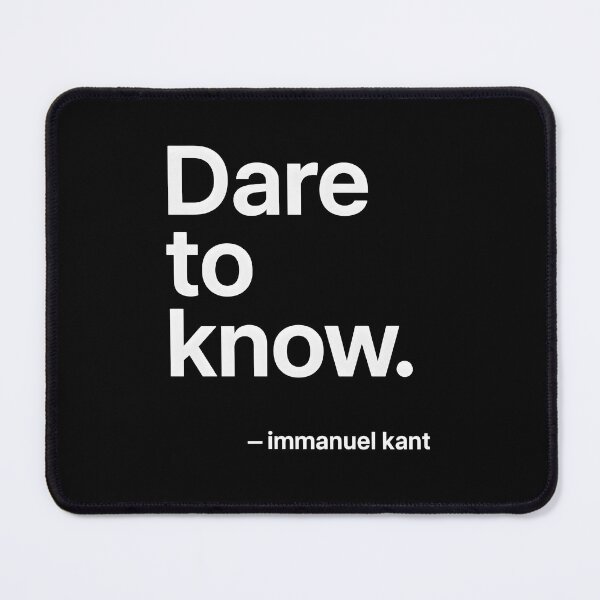Item preview, Dare to Know – Kant Minimal Philosophy (White Font) designed and sold by TshirtsLabs.