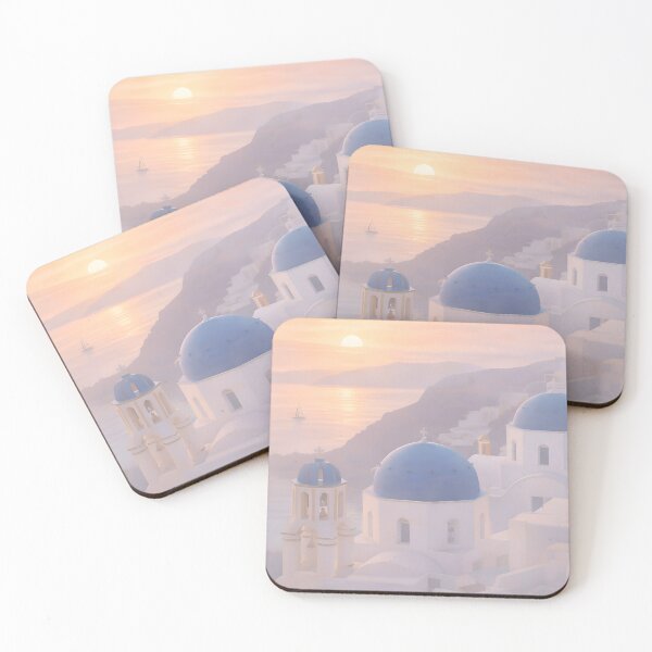 Item preview, Santorini — Minimal Calm Mediterranean Art designed and sold by Minimal Calm.