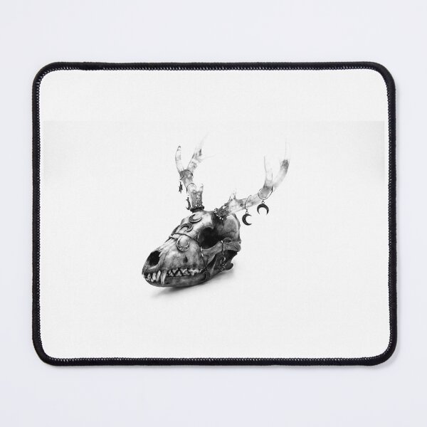 Item preview, Wolf Skull Crescent Runes Sigil designed and sold by IllumeInk.