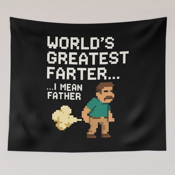 Item preview, Funny Father's Day T-shirt for gamer dads, pixel art designed and sold by Pineapple-Tree.